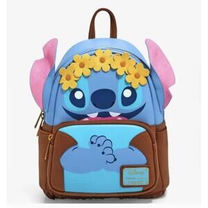 Loungefly Disney Hippie Stitch Mini Backpack NWT